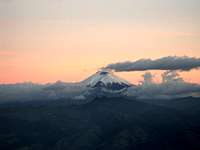 Cotopaxi in the sunset