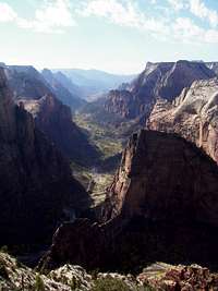 Zion Canyon from Observation Pt