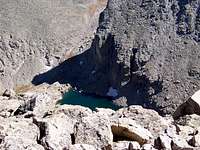 Chasm Lake from the summit of...