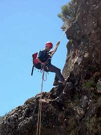 The second rappel