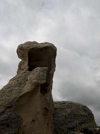 Grim reaper of volcanic tuff.Near Oreana,Idaho