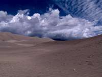 Clouds Above the Sand Dunes