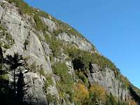 The steep walls of Mount...