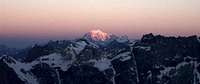 The Mont Blanc at the sunrise...