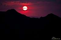 Sunset over Ticha valley