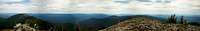 Panorama atop Abercrombie Mtn