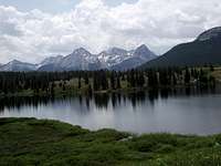 Peaks Across Molas Lake