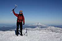 The summit of Volcan Lanin (3,776m)