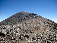 West Spanish Peak - route up the southwest ridge