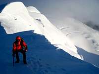 Below the summit