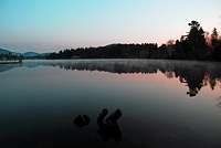 Mirror Lake at sunrise