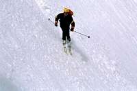 Spring 2000, Skiing the S-Face.