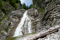 Waterfall near Jachenau (Bavaria)
