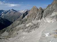 Aiguille Dibona seen from the end of pitch 5