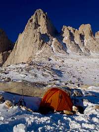 Camp at Iceberg Lake