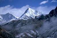 Baruntse (7129m) is the peak...