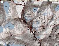 Keyhole Plateau topo map
