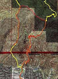 GPS track for Hastings/Bailey ridge