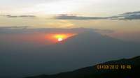 Mt. Meru in the far end of the sky