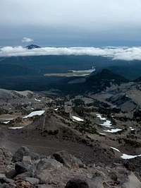 View from about 8500 feet on South Sister.