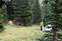 Camping at La Cal Basin