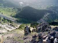 View from a part of the ridgeline