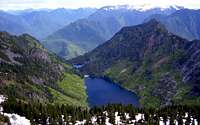 Greider Lakes from Static Peak