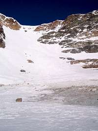 The permanent snowfield...
