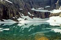 Iceberg Lake sits in the...