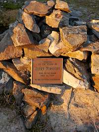 Harry Winstone Memorial