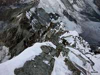 Mixed climbing on the Lion Ridge