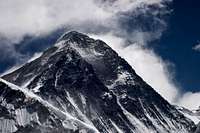 The peak of Everest taken...