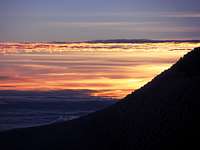 Sunrise on the way up Chimborazo