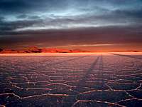 Salar de Uyuni sunrise - dry season