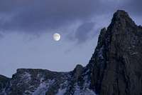 Moonrise Over Isosceles Peak