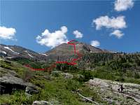 Heavens Peak South Ridge Alternate