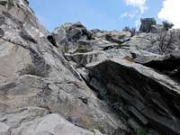 Access to Crag Peak Summit Ridge