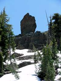 North side of Diamond Peak