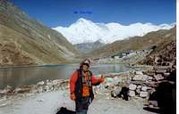 In Gokyo with the background...