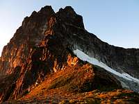 Sloan Peak at sunset from camp 6619
