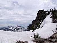 The summit of Scotchman peak...