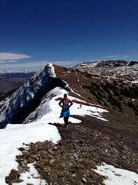 Scarp Ridge Leading to Mt. Emmons