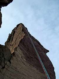 Looking up at the 180ft...