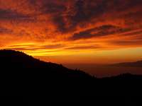 Sunset over Yucaipa Ridge