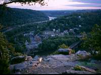 Harpers Ferry, WV as seen...
