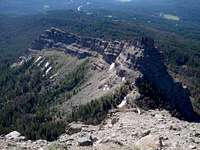 Sublette Peak from Mt. Sublette.