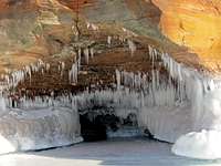 Ice Cave on Superior coast