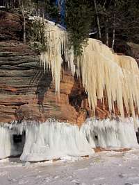 Icicles on Lake Superior