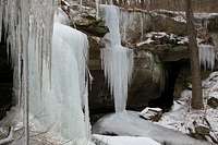 Frozen falls