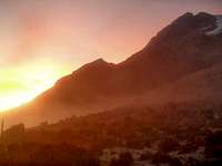 Morning rise in Nevado del Tolima